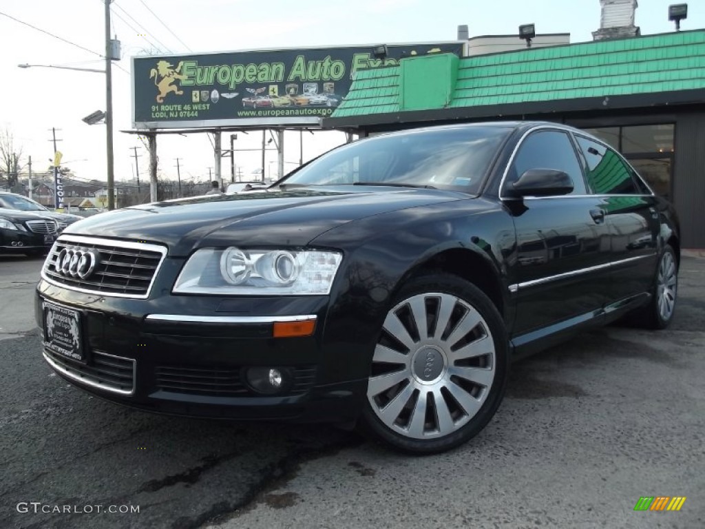 2005 A8 L 4.2 quattro - Brilliant Black / Black photo #1
