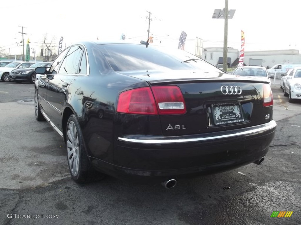 2005 A8 L 4.2 quattro - Brilliant Black / Black photo #4
