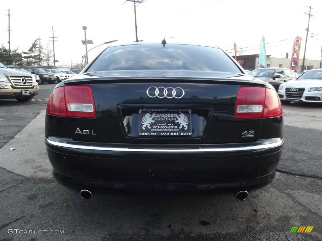 2005 A8 L 4.2 quattro - Brilliant Black / Black photo #5