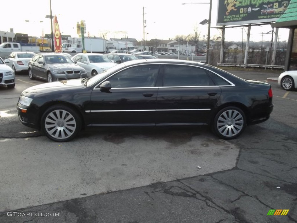 2005 A8 L 4.2 quattro - Brilliant Black / Black photo #8