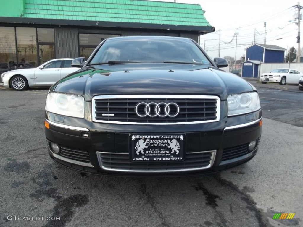 2005 A8 L 4.2 quattro - Brilliant Black / Black photo #9