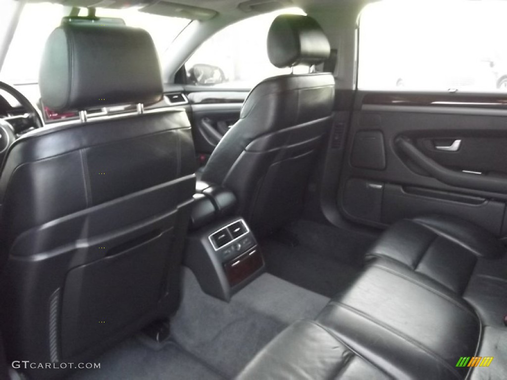 2005 A8 L 4.2 quattro - Brilliant Black / Black photo #13