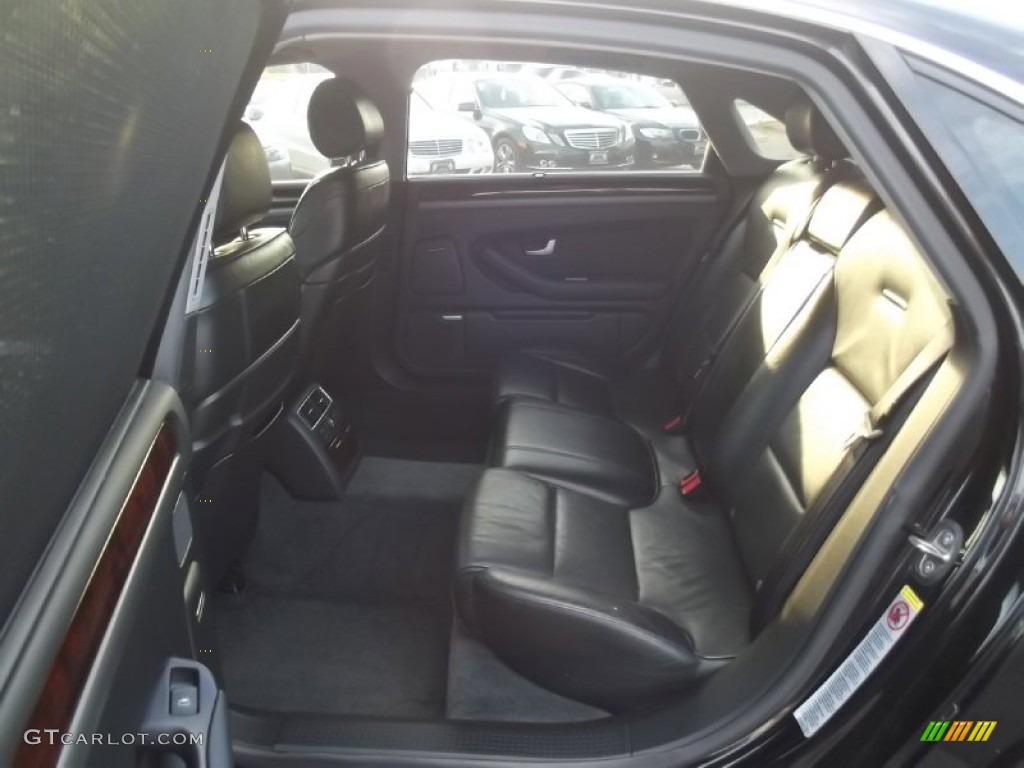 2005 A8 L 4.2 quattro - Brilliant Black / Black photo #15
