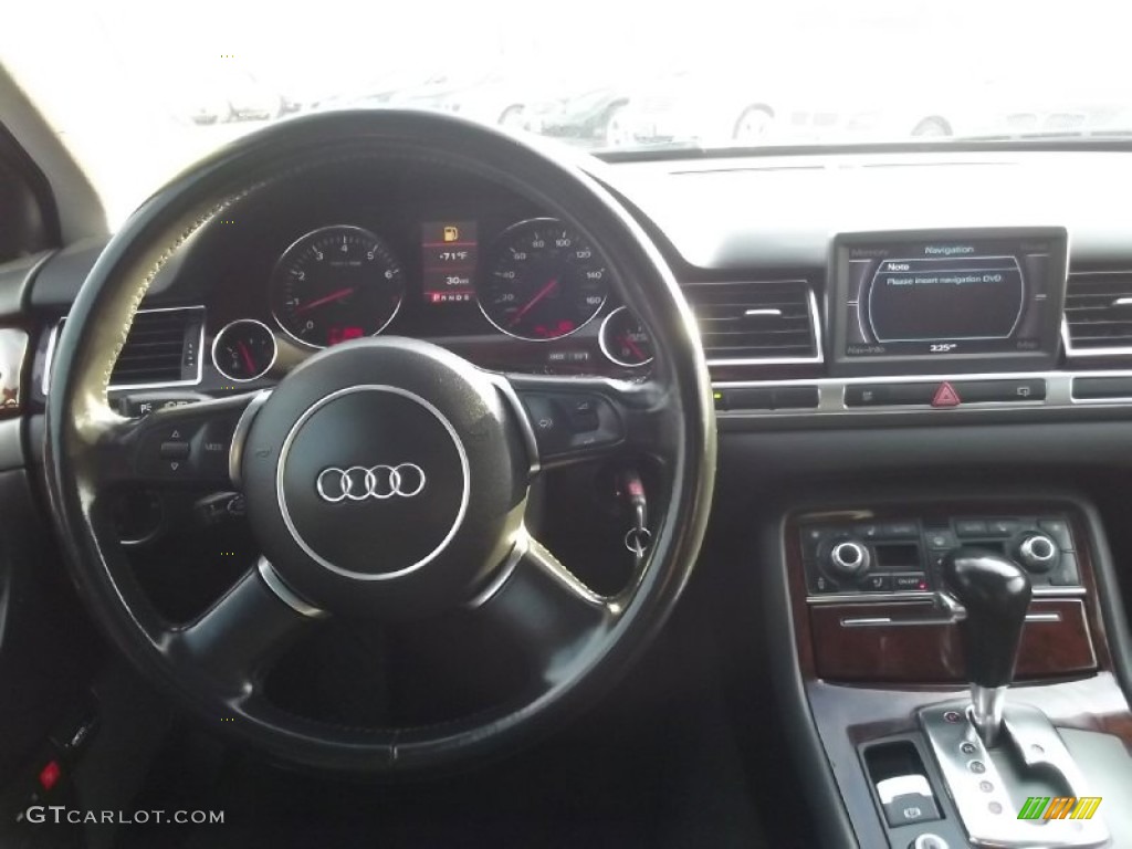 2005 A8 L 4.2 quattro - Brilliant Black / Black photo #36