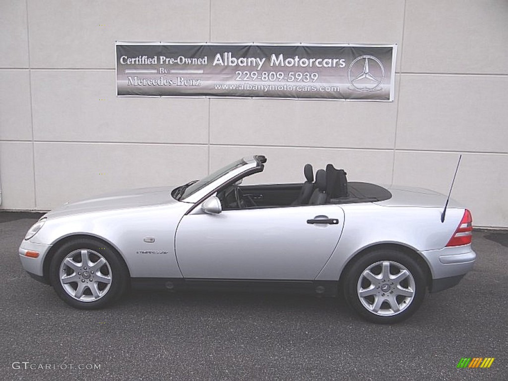 1999 SLK 230 Kompressor Roadster - Brilliant Silver Metallic / Charcoal photo #1