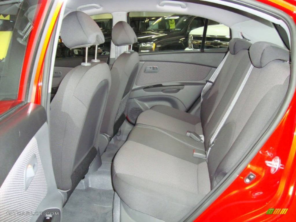2010 Kia Rio Rio5 LX Hatchback Rear Seat Photos
