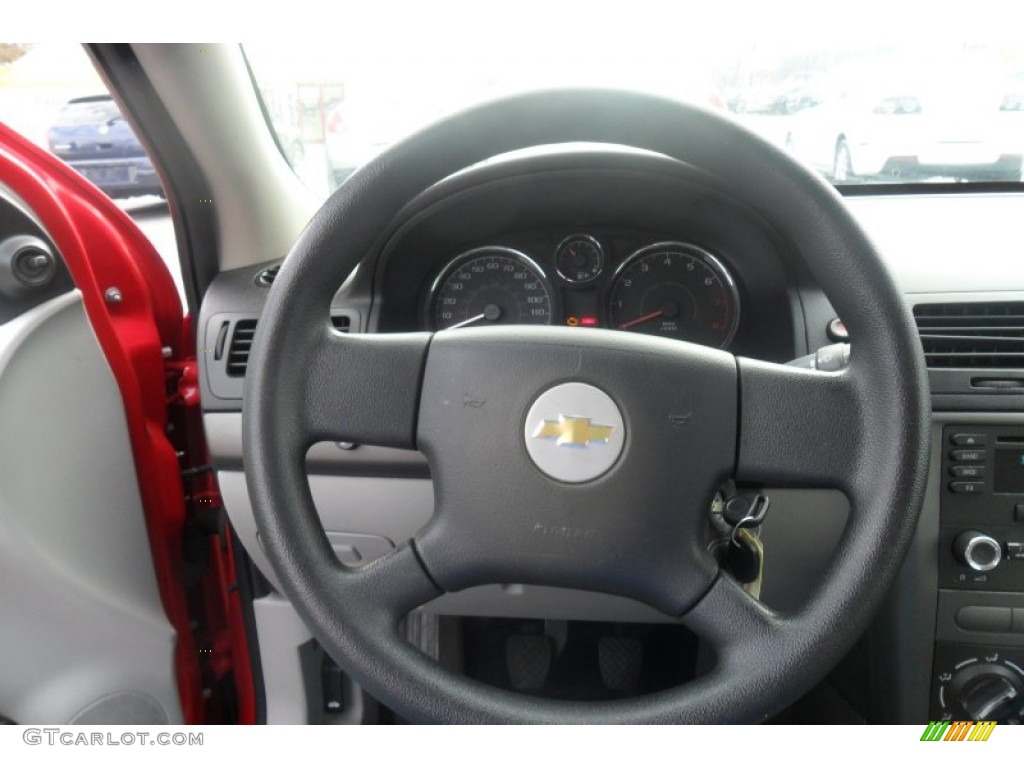 2006 Chevrolet Cobalt LS Coupe Gray Steering Wheel Photo #74356880