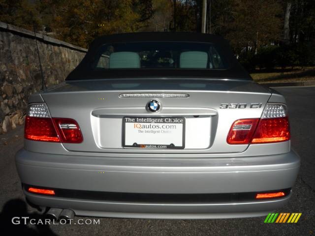 2005 3 Series 330i Convertible - Titanium Silver Metallic / Grey photo #16