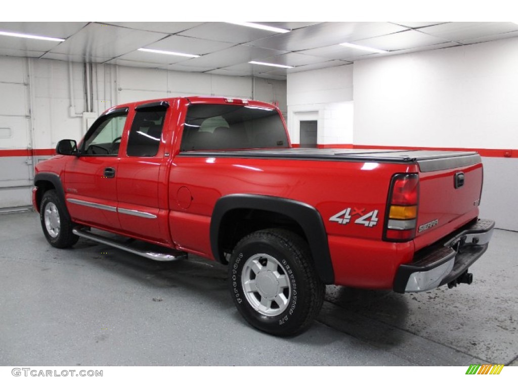 Fire Red 2006 GMC Sierra 1500 SLE Extended Cab 4x4 Exterior Photo #74359746