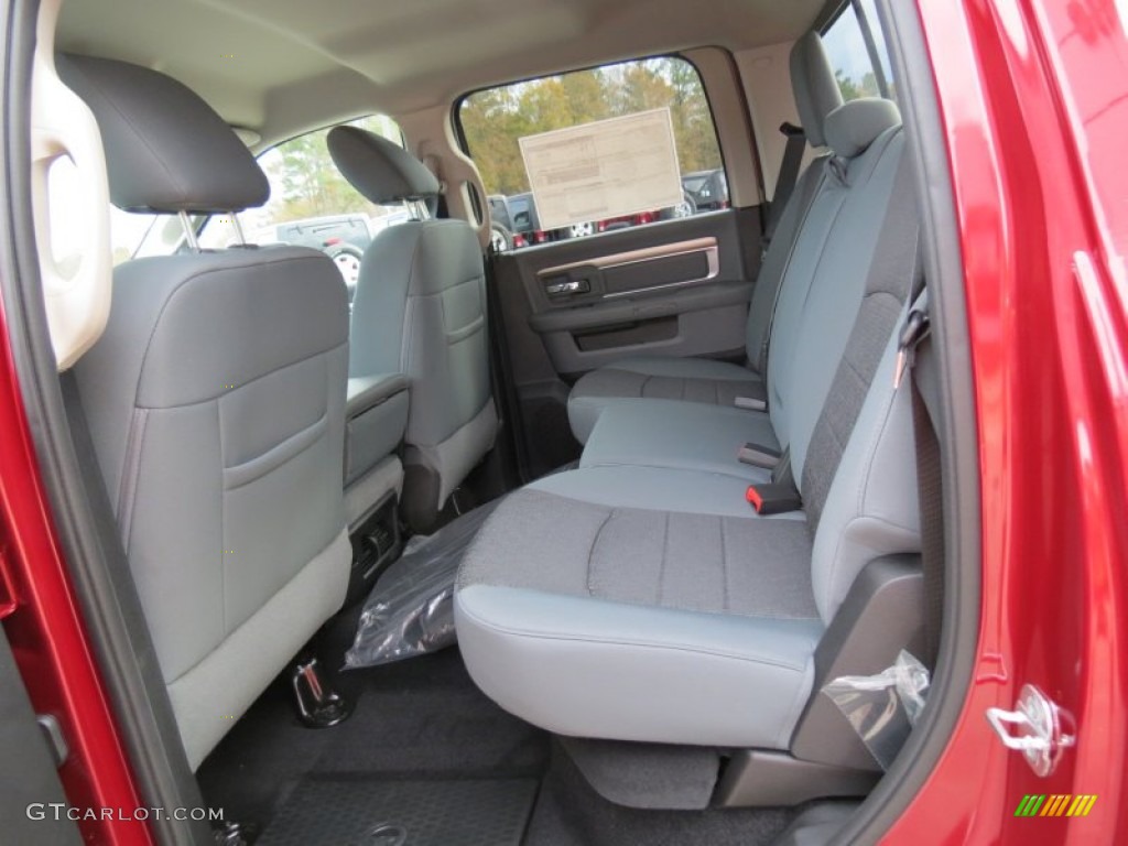 Black/Diesel Gray Interior 2013 Ram 1500 Big Horn Crew Cab 4x4 Photo #74359886