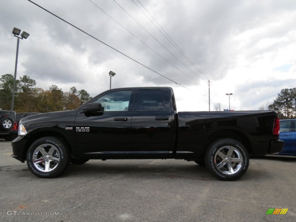 Black 2013 Ram 1500 Express Quad Cab Exterior Photo #74360076