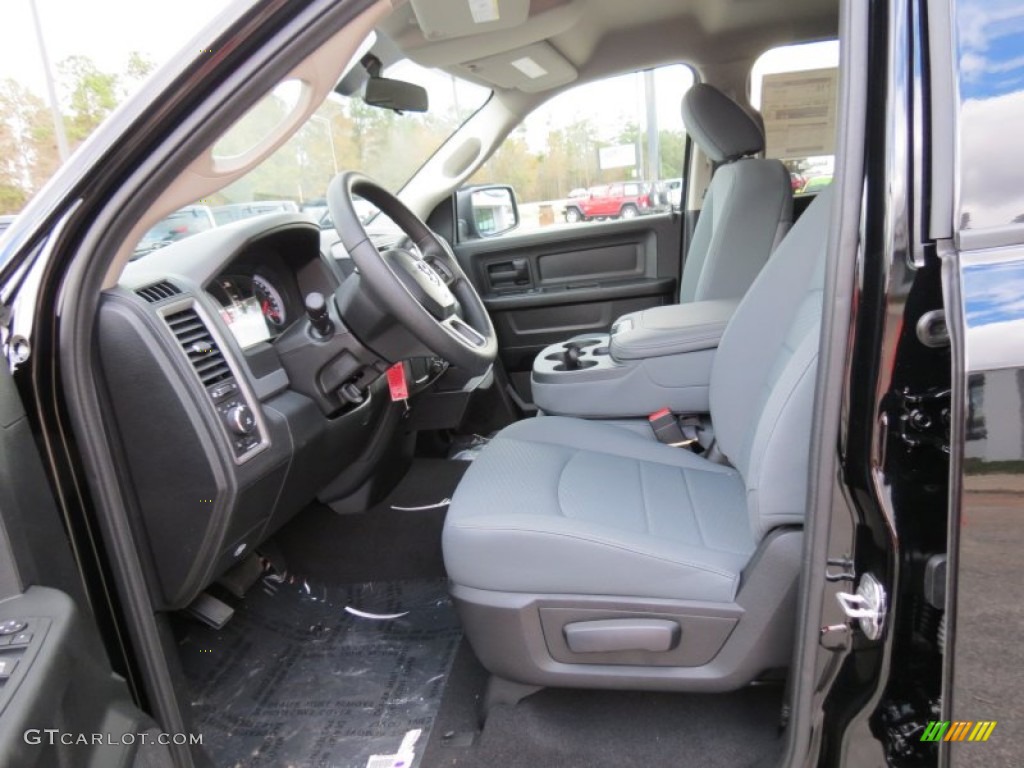 Black/Diesel Gray Interior 2013 Ram 1500 Express Quad Cab Photo #74360240