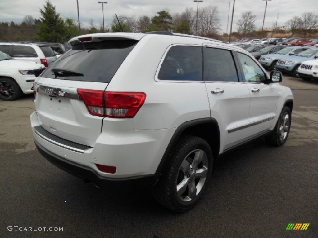 2013 Grand Cherokee Limited 4x4 - Bright White / Black/Light Frost Beige photo #6