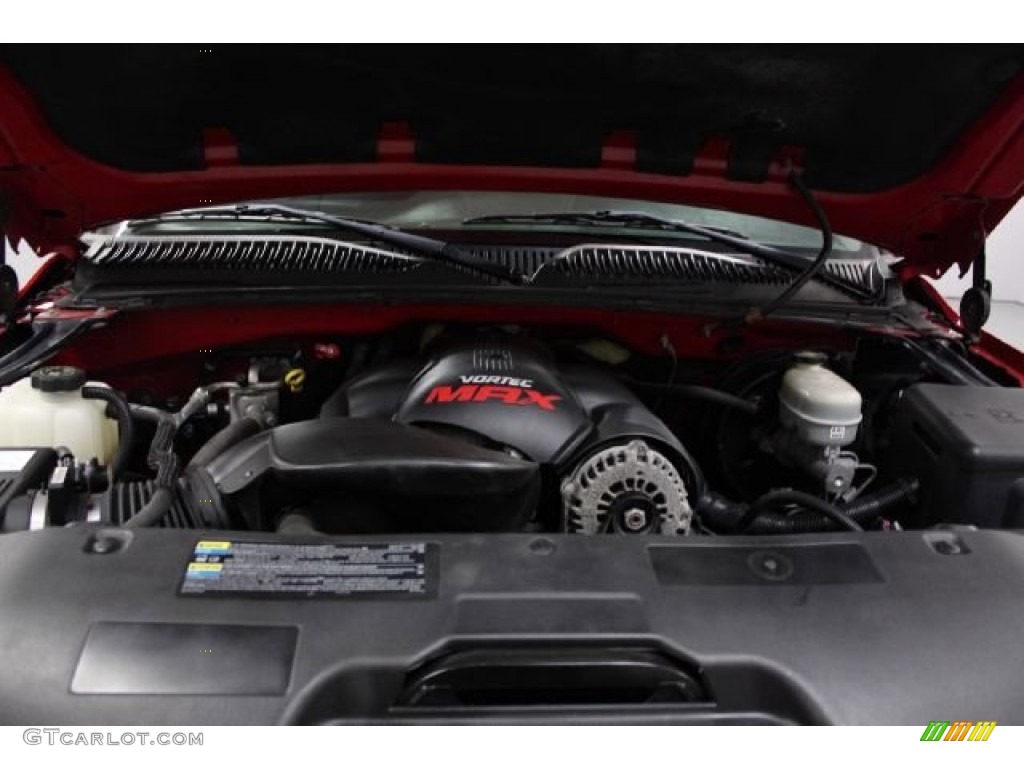 2006 GMC Sierra 1500 SLE Extended Cab 4x4 6.0 Liter OHV 16V Vortec V8 Engine Photo #74361358