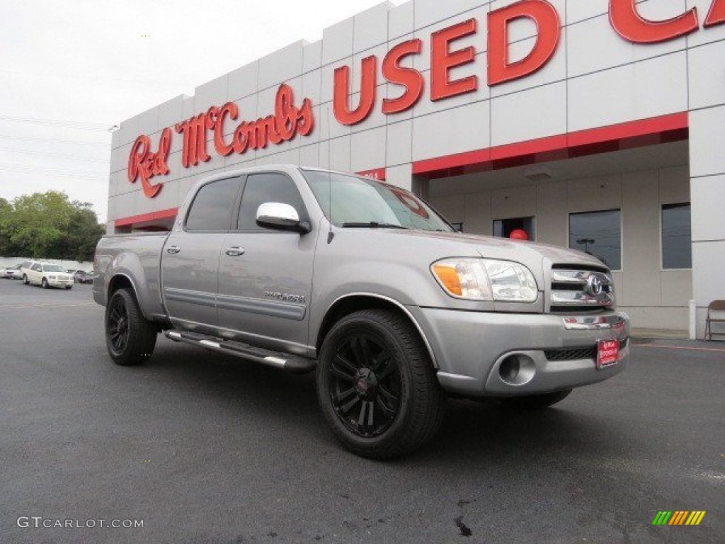 2005 Tundra SR5 Double Cab - Silver Sky Metallic / Light Charcoal photo #1