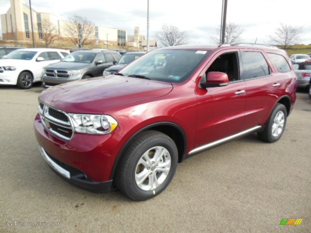 Deep Cherry Red Crystal Pearl 2013 Dodge Durango Crew AWD Exterior Photo #74363120