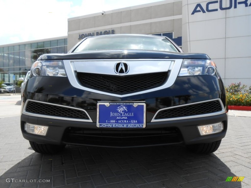 2013 MDX SH-AWD Technology - Crystal Black Pearl / Graystone photo #2