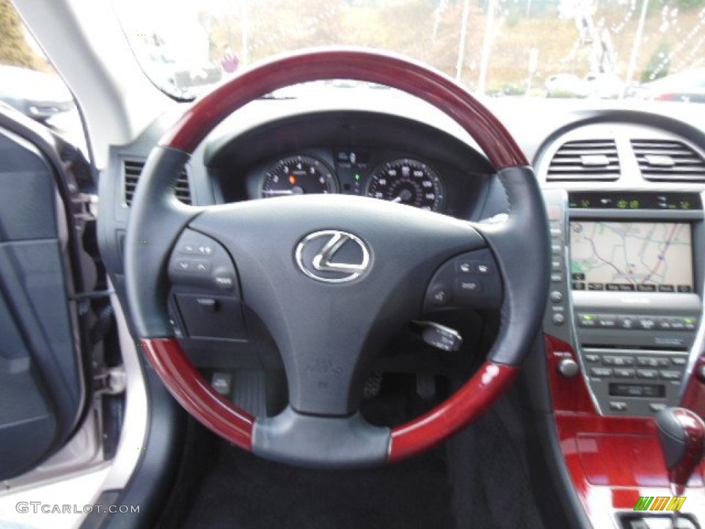 2009 Lexus ES 350 Cashmere Steering Wheel Photo #74363618