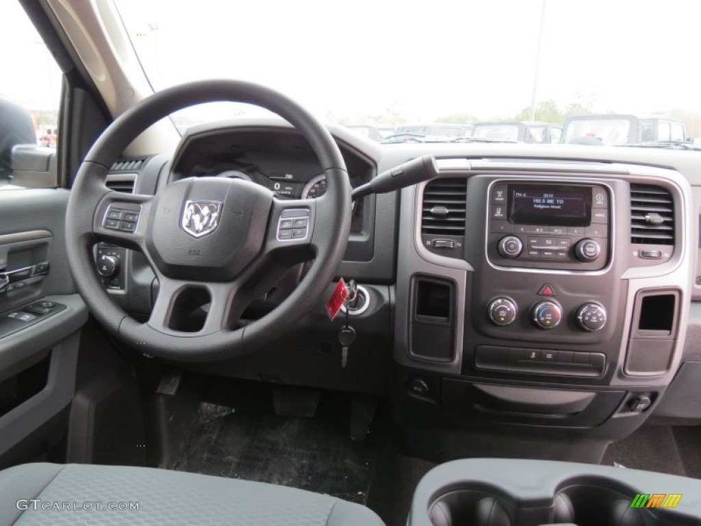 2013 Ram 1500 Express Regular Cab Black/Diesel Gray Dashboard Photo #74363952