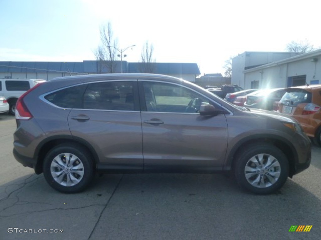 2013 CR-V EX-L AWD - Urban Titanium Metallic / Black photo #5