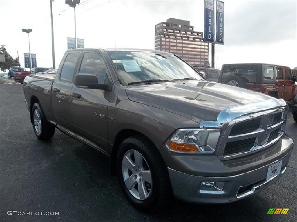 2009 Ram 1500 SLT Quad Cab - Austin Tan Pearl / Light Pebble Beige/Bark Brown photo #1