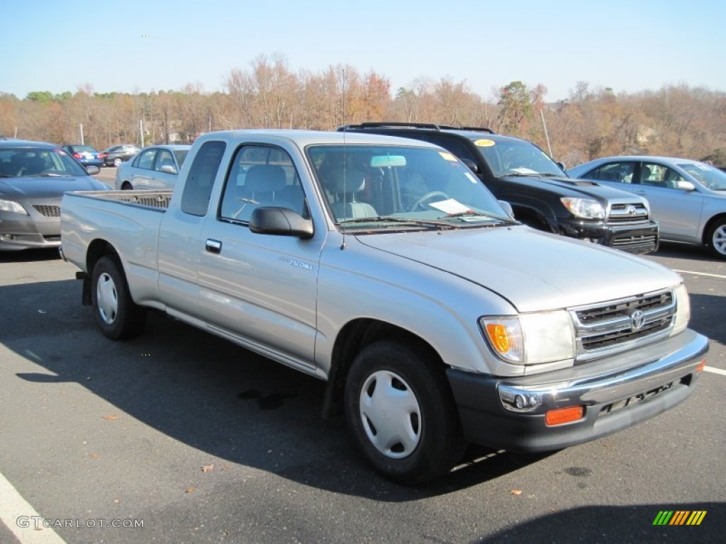 2000 Tacoma Extended Cab - Lunar Mist Metallic / Gray photo #1