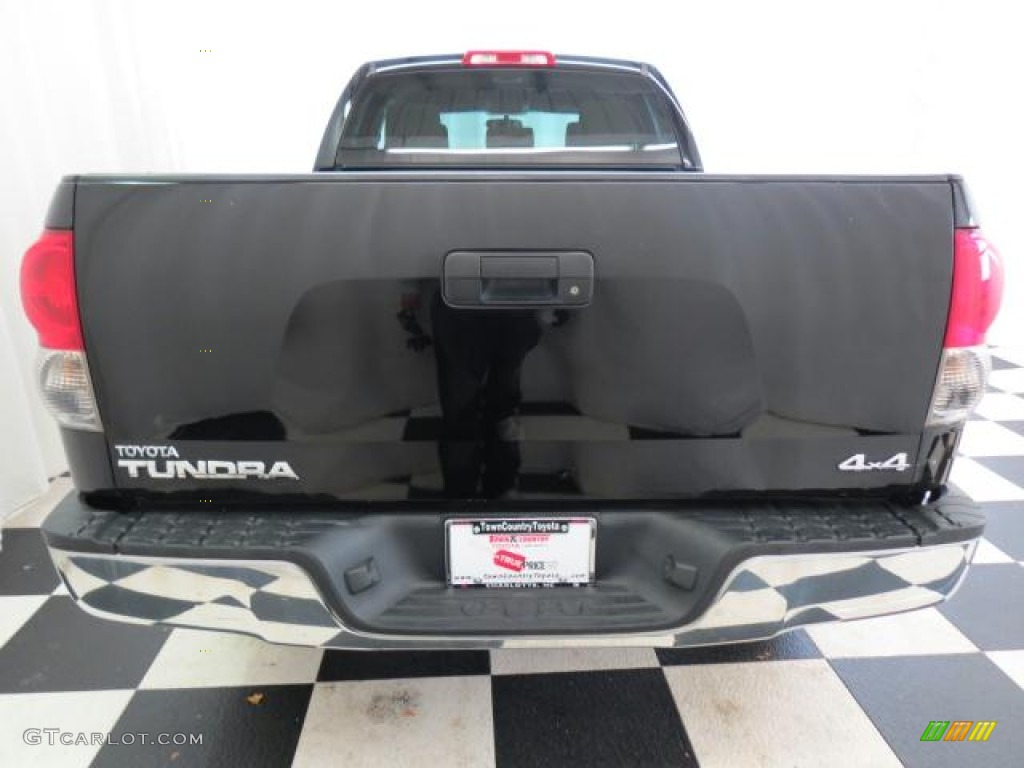 2008 Tundra Double Cab 4x4 - Black / Beige photo #29