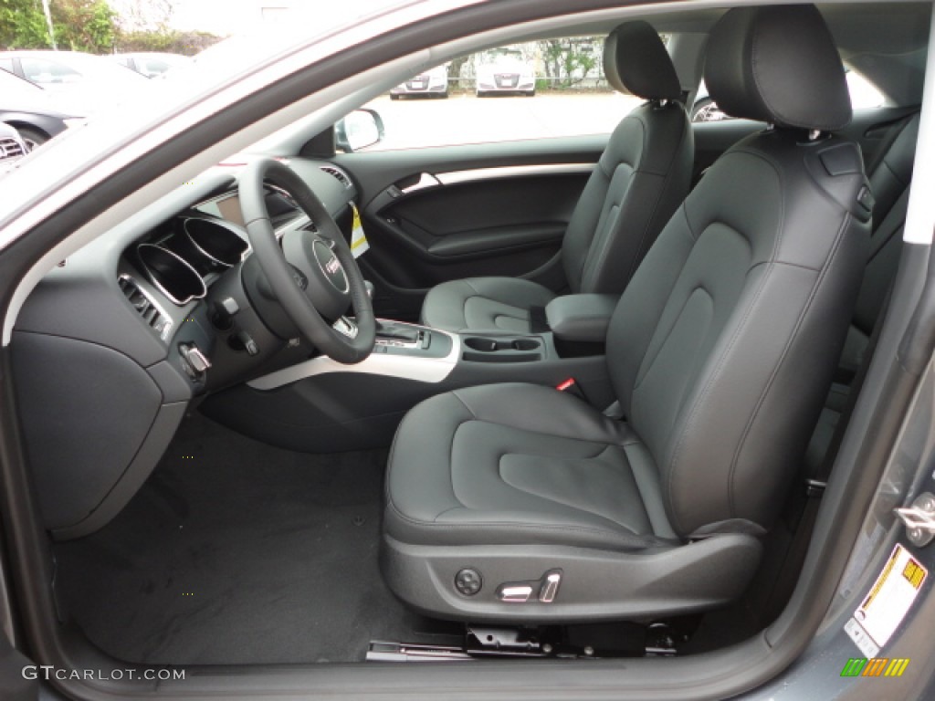 Black Interior 2013 Audi A5 2.0T quattro Coupe Photo #74370025