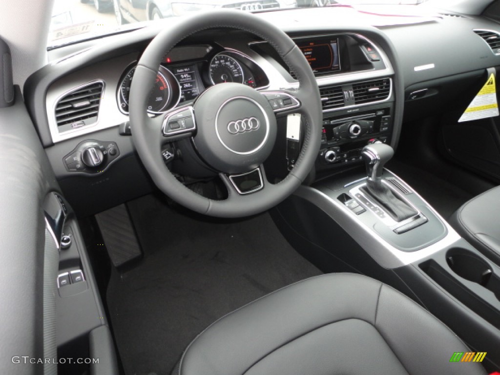 Black Interior 2013 Audi A5 2.0T quattro Coupe Photo #74370085