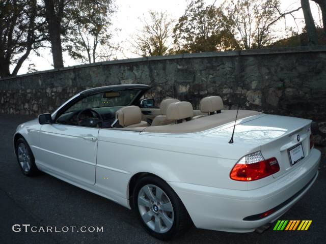 2005 3 Series 325i Convertible - Alpine White / Sand photo #4