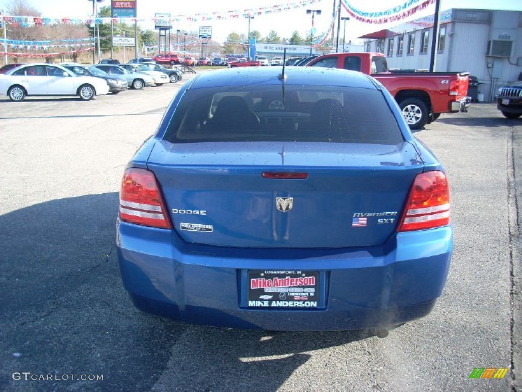 2009 Avenger SXT - Deep Water Blue Pearl / Dark Slate Gray/Light Graystone photo #12