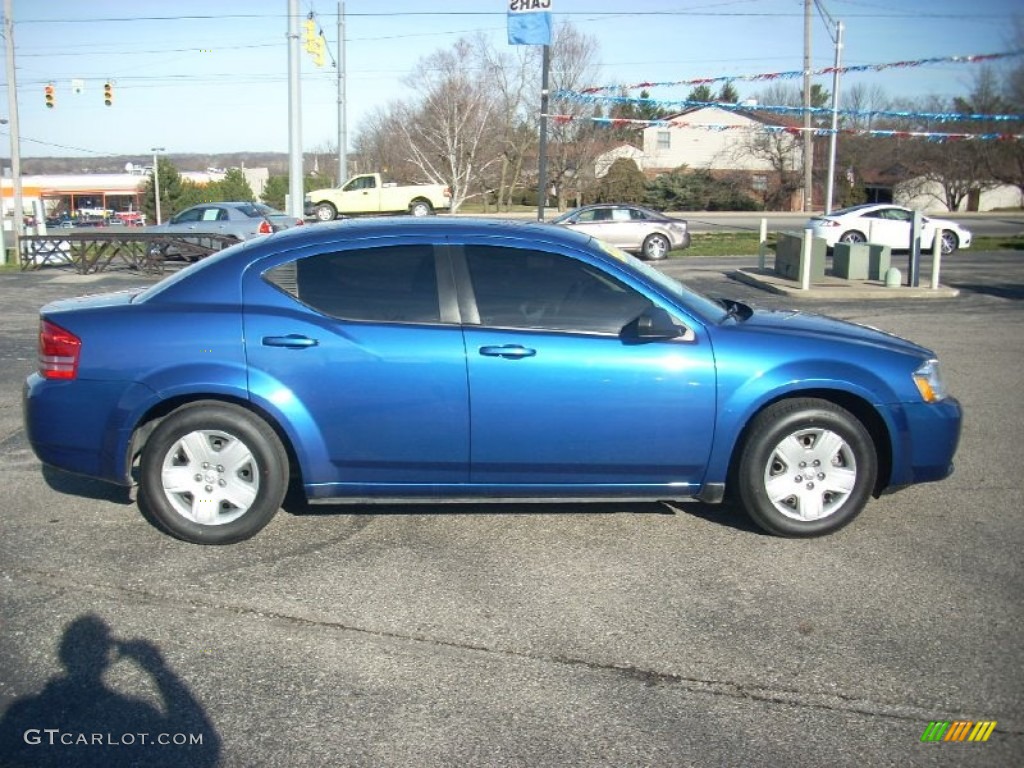 2009 Avenger SXT - Deep Water Blue Pearl / Dark Slate Gray/Light Graystone photo #14