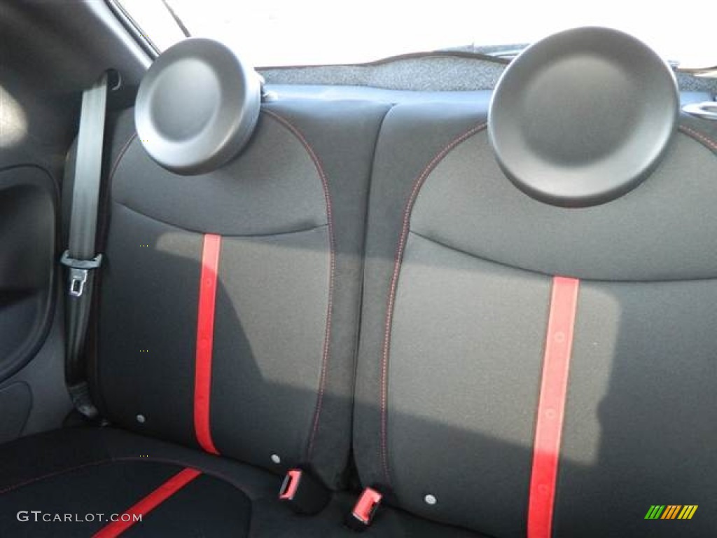Abarth Nero/Nero (Black/Black) Interior 2013 Fiat 500 Abarth Photo #74370679