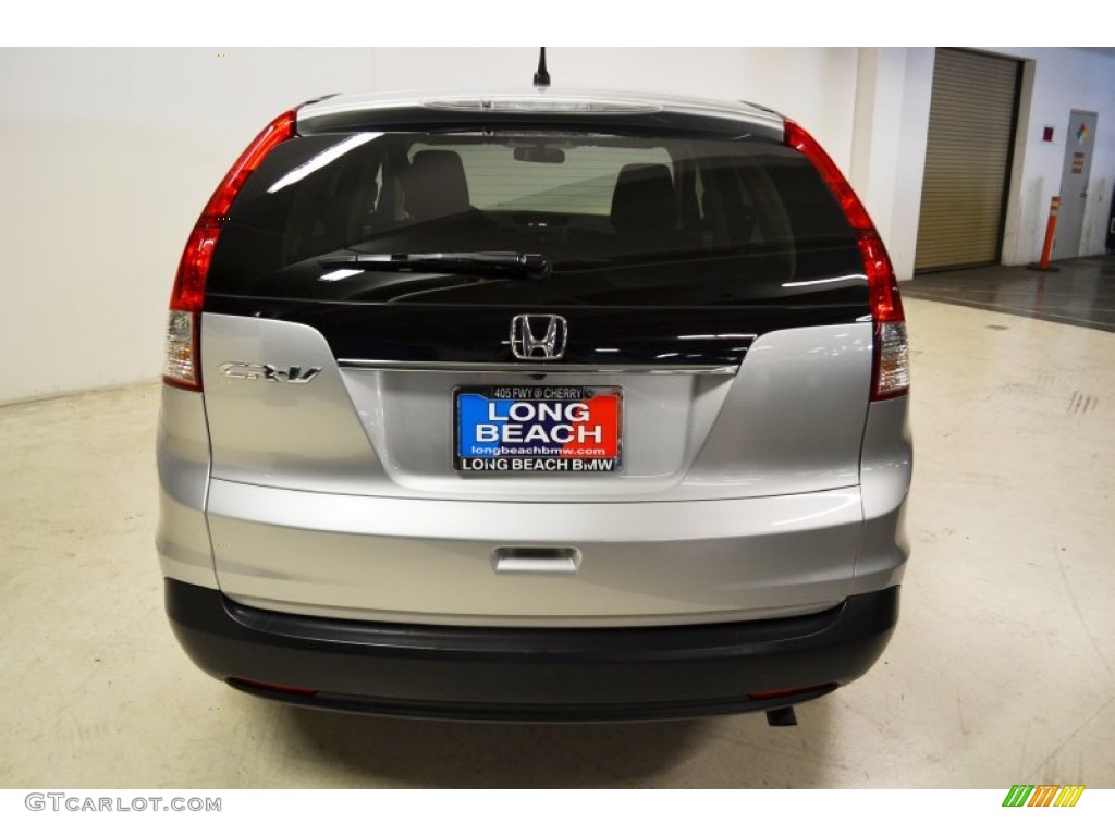 2012 CR-V EX - Alabaster Silver Metallic / Black photo #6