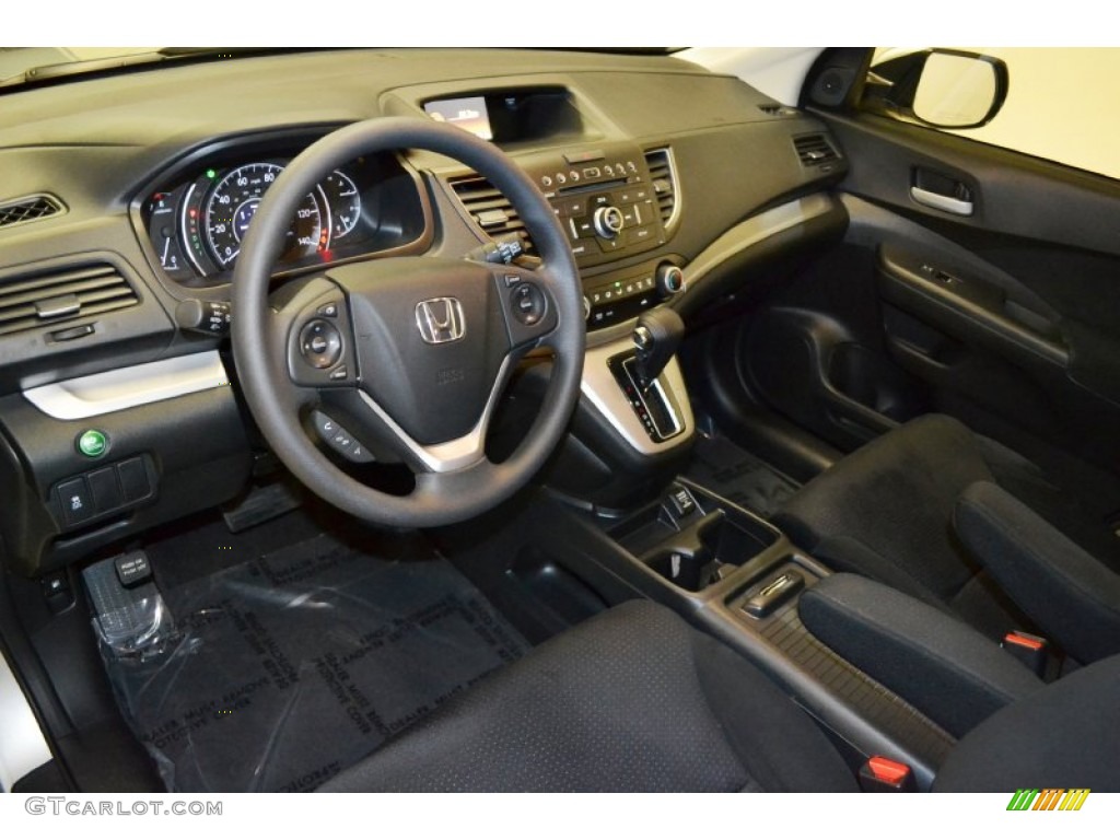 Black Interior 2012 Honda CR-V EX Photo #74371043