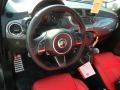 2013 Fiat 500 Abarth Nero/Rosso/Nero (Black/Red/Black) Interior Dashboard Photo