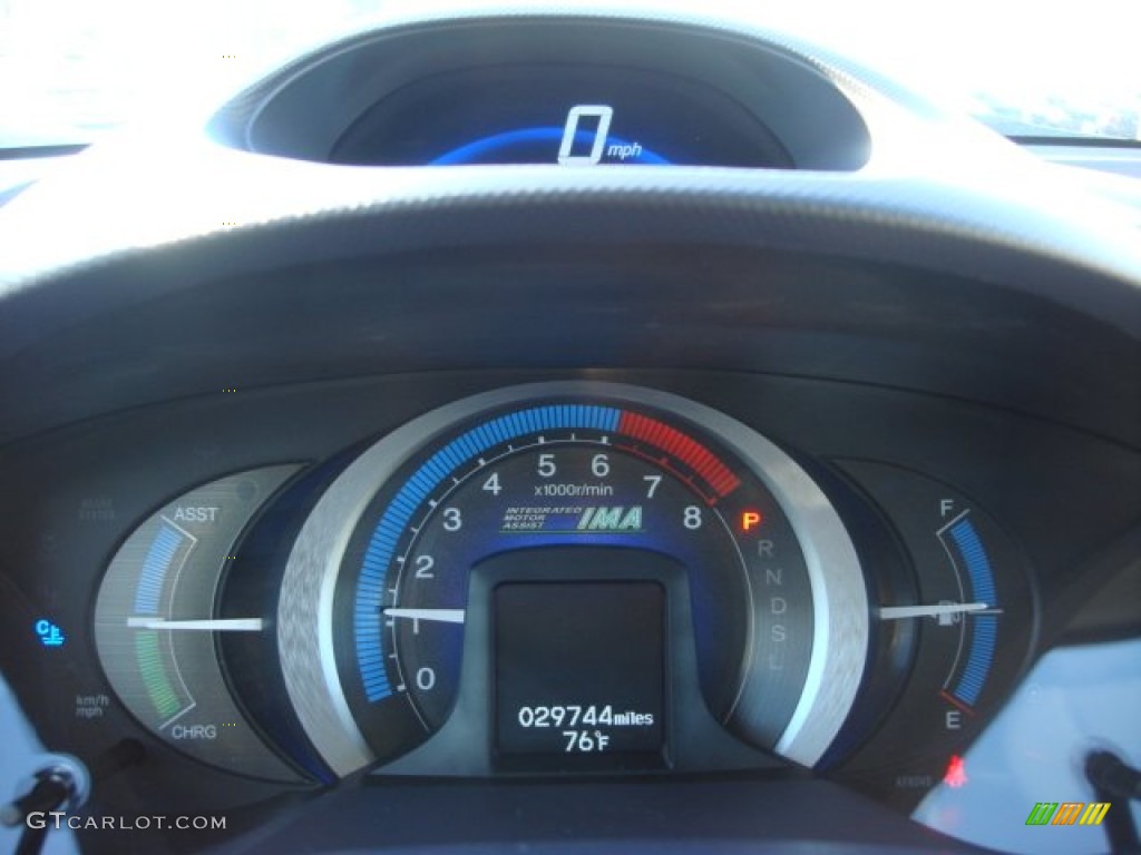 2010 Honda Insight Hybrid LX Gauges Photo #74371582