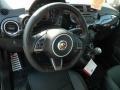Abarth Nero/Nero (Black/Black) Steering Wheel Photo for 2013 Fiat 500 #74371666