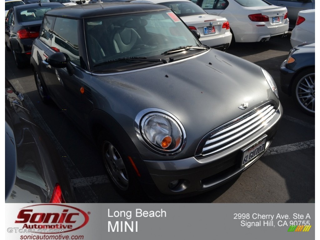 2010 Cooper Hardtop - Dark Silver Metallic / Grey/Carbon Black photo #1