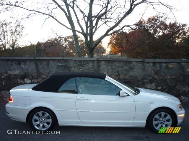 2005 3 Series 325i Convertible - Alpine White / Sand photo #11