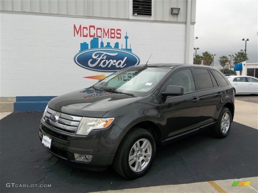 2007 Edge SEL - Carbon Metallic / Medium Light Stone photo #2