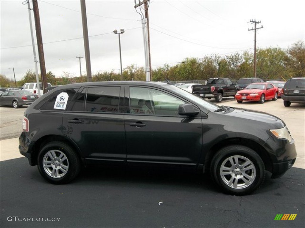 2007 Edge SEL - Carbon Metallic / Medium Light Stone photo #8