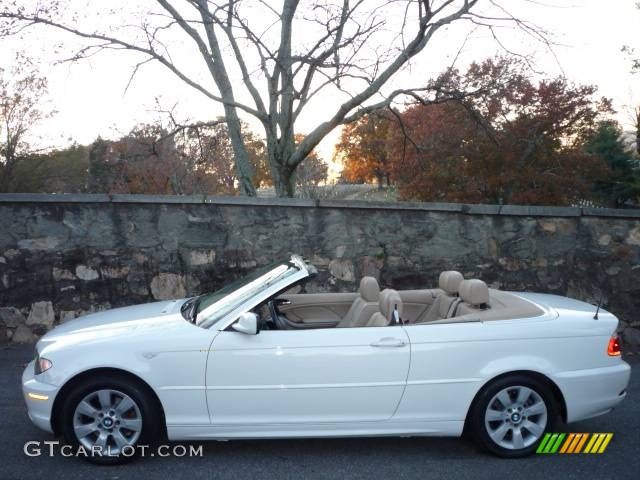 2005 3 Series 325i Convertible - Alpine White / Sand photo #12