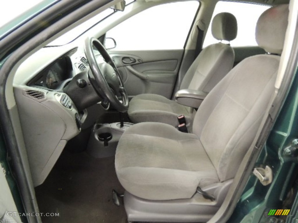 2001 Focus SE Sedan - Rainforest Green Metallic / Medium Graphite Grey photo #16