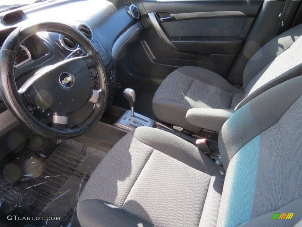 2008 Aveo LT Sedan - Medium Gray Metallic / Charcoal photo #11