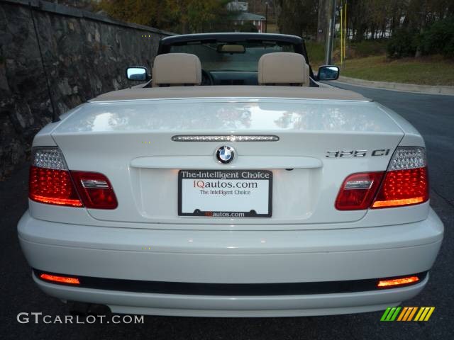 2005 3 Series 325i Convertible - Alpine White / Sand photo #13