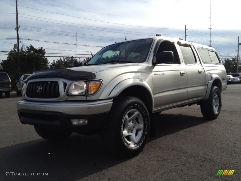 2004 Tacoma V6 TRD Double Cab 4x4 - Lunar Mist Metallic / Charcoal photo #1