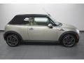 2009 Sparkling Silver Metallic Mini Cooper S Convertible  photo #8