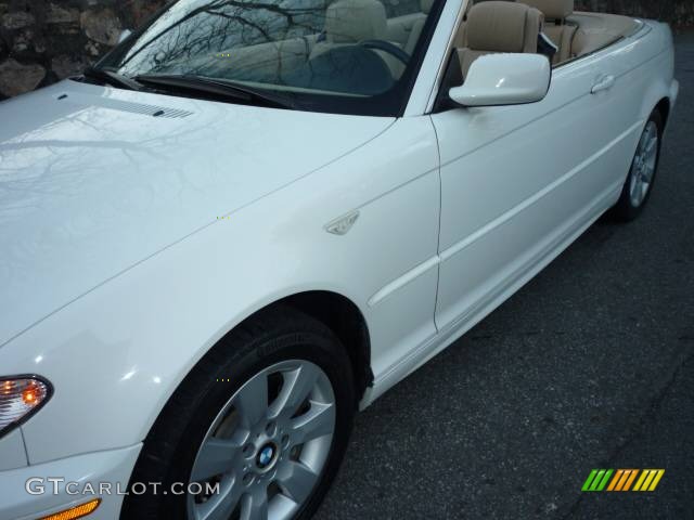 2005 3 Series 325i Convertible - Alpine White / Sand photo #15