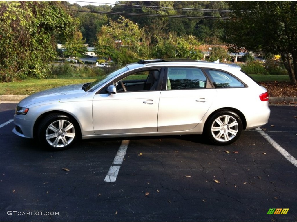 Ice Silver Metallic 2010 Audi A4 2.0T quattro Avant Exterior Photo #74375659